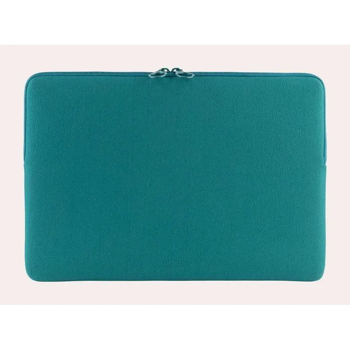 Tucano Top Notebooktasche Sleeve für MacBook Air / Pro 15" und Laptop 14", petrolblau
