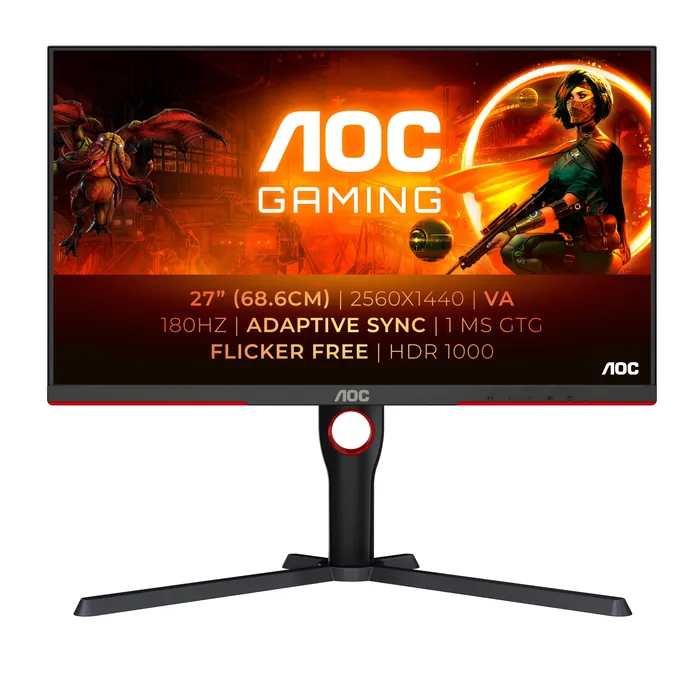 AOC Q27G3XMN 27 Zoll WQHD VA miniLED 16:9 180 Hz Gaming Monitor