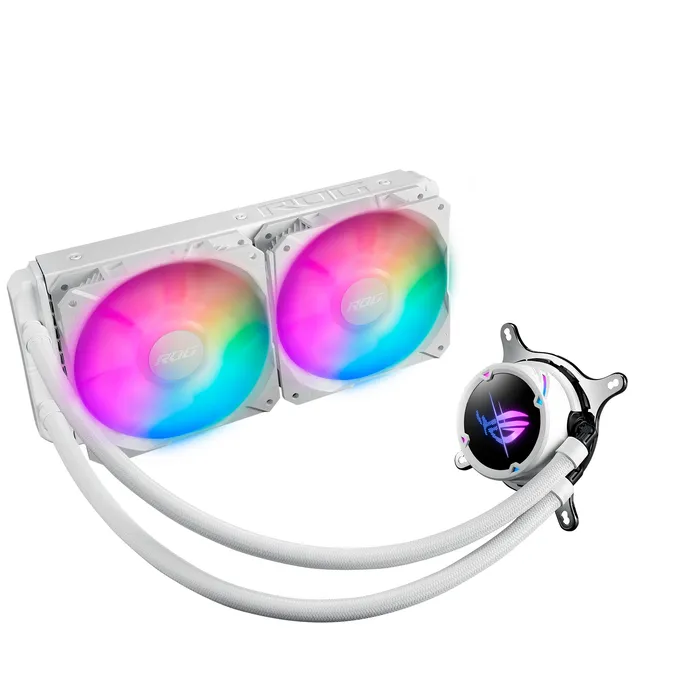 ASUS ROG STRIX LC II 240 ARGB Whit Ed. AIO-Wasserkühlung für AMD und Intel CPU