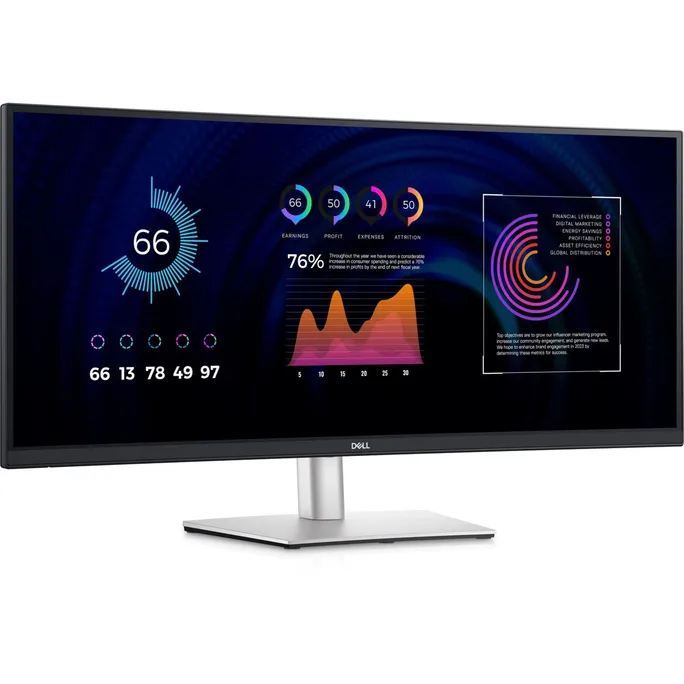 DELL P3424WE 86,4cm (34") UWQHD 21:9 Monitor HDMI/DP/USB 3.2 Gen1