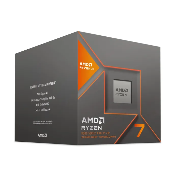 AMD Ryzen™ 7 8700G 8-Kern CPU, Sockel AM5, Boxed (mit Kühler)