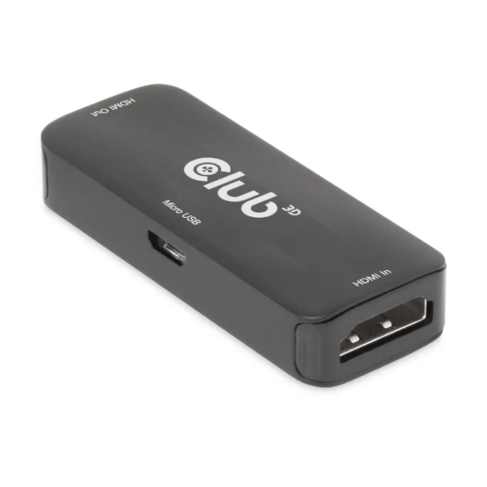Club 3D HDMI to USB Type-C 4K60Hz Active Adapter M/F Zwart