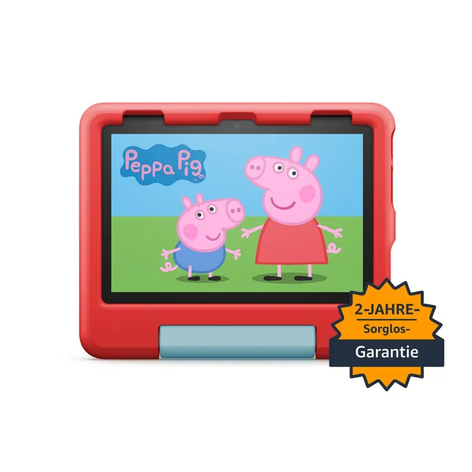 Amazon Fire HD 8 Kids Kinder Tablet (2022) WiFi 32GB rote Hülle