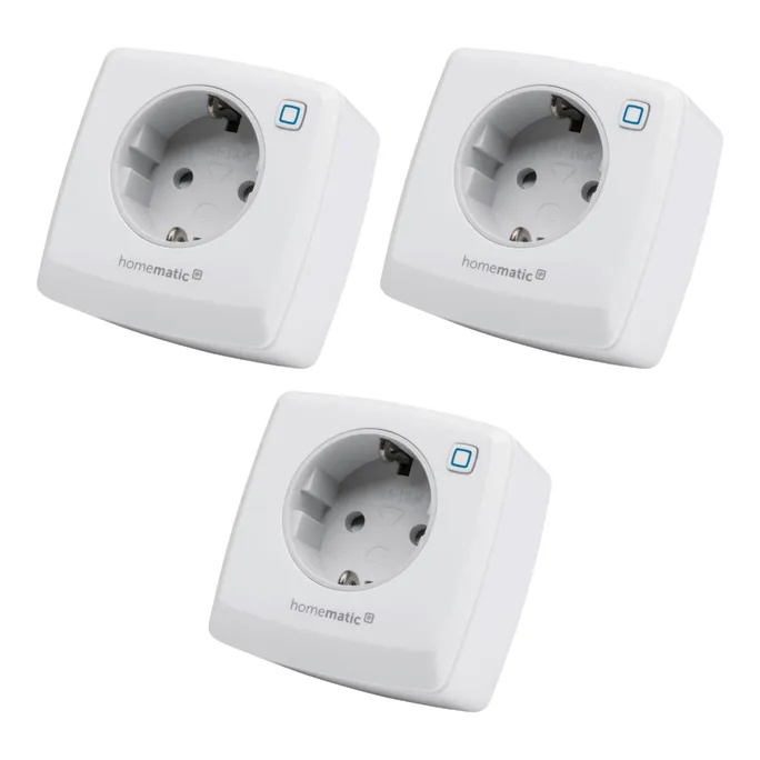Homematic IP Schalt-Mess-Steckdose Smart Plug HmIP-PSM-2 • 3er Pack