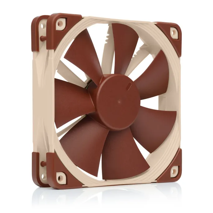 Noctua NF-F12 5V PWM 120x120x25mm, 4-Pin PWM (1500rpm, 22,4dB(A), 93,4m³/h)