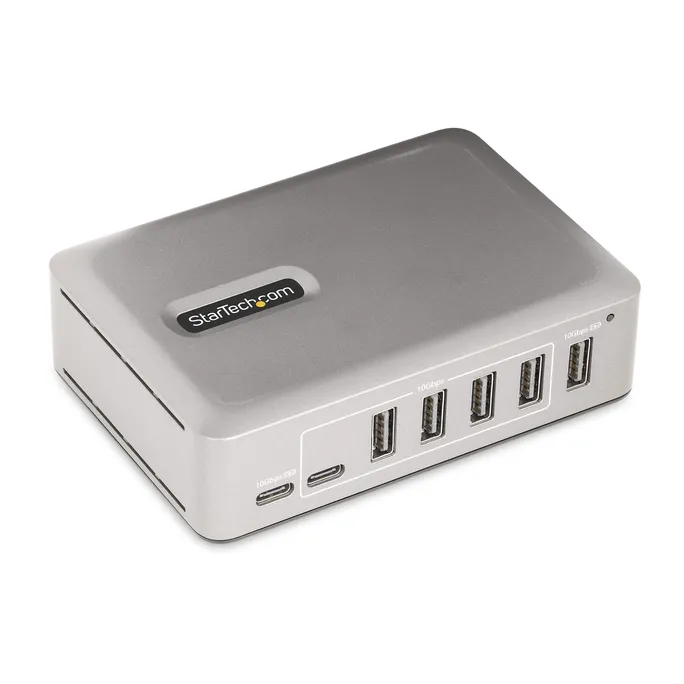 StarTech.com 7-Port USB-C Hub 5x USB-A, 2x USB-C, USB 3.1 / 3.2 Gen 2, mit 65 W Netzteil