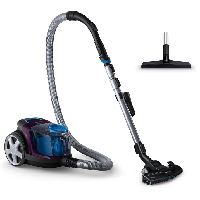 Philips FC9333/09 PowerPro Compact Beutelloser Staubsauger Magic Purple