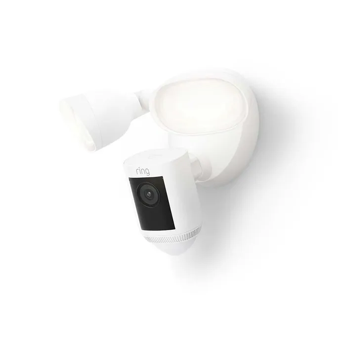 RING Floodlight Cam Wired Pro - 2024 weiß