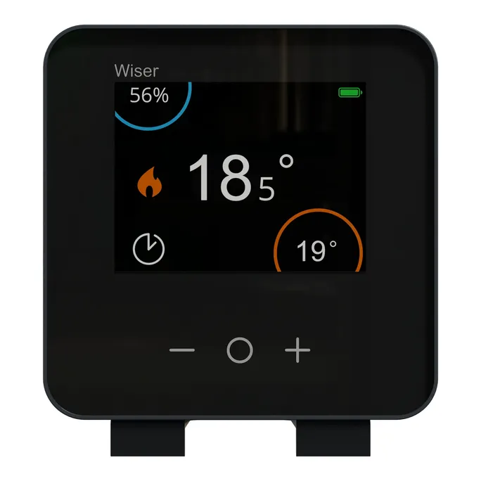 Wiser Raumthermostat mit Display - schwarz