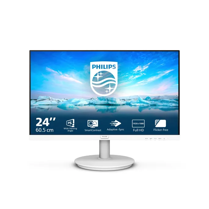 Philips V-Line 241V8AW 23.8 Zoll Full HD IPS LED 16:9 75 Hz Office Monitor