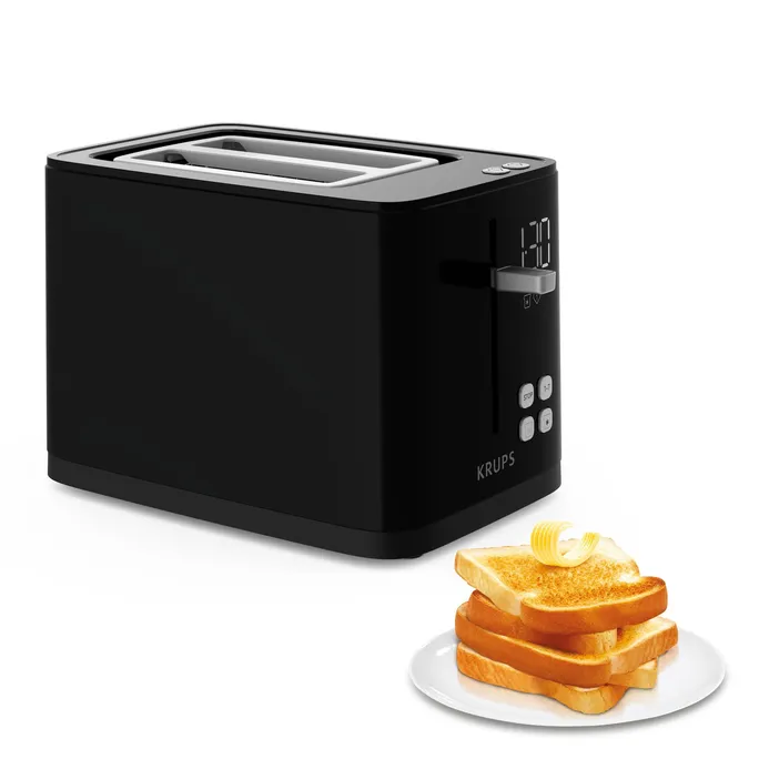 Krups Smart'n Light KH6418 Toaster schwarz
