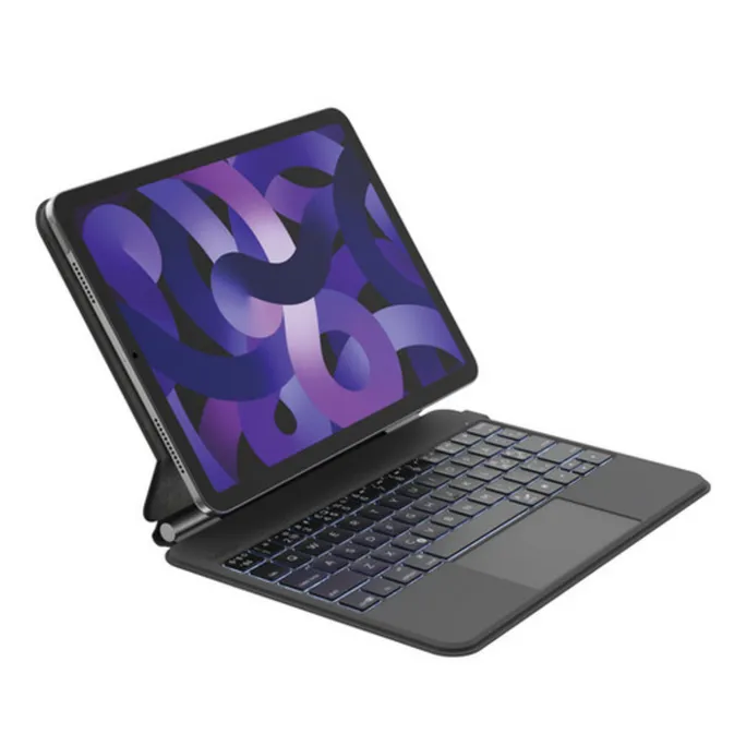 Belkin Pro Tastatur mit Hülle und magnetischem Ständer für iPad Air (13 Zoll) und iPad Pro (12,9 Zoll) schwarz