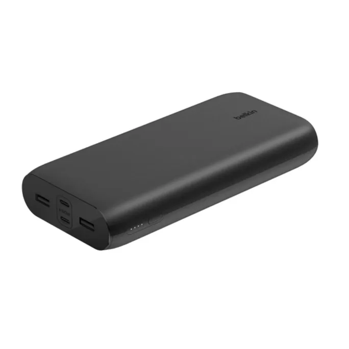 Belkin BoostCharge 4-Port Powerbank 26.000 mAh 32W inkl. 45cm USB-C-Kabel schwarz
