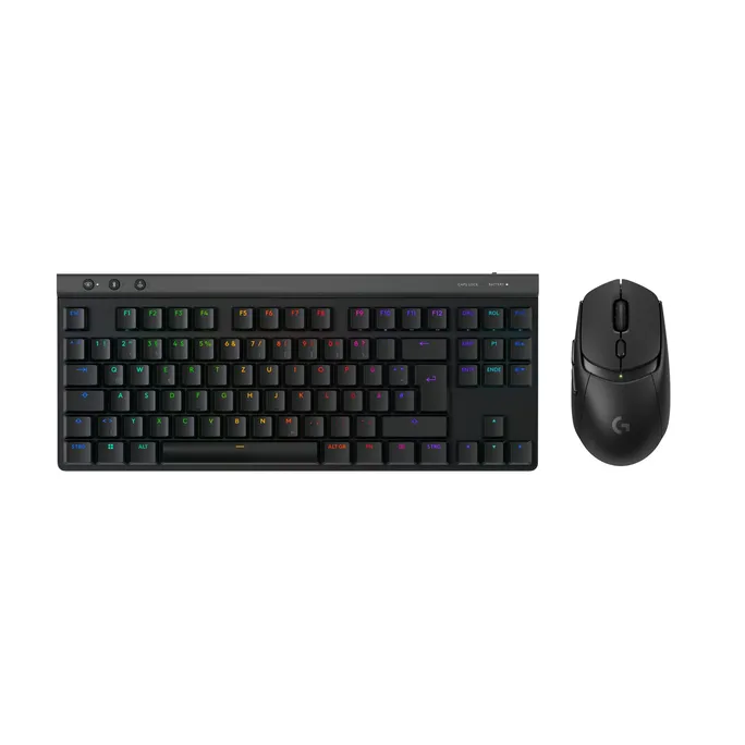 Logitech G515 Lightspeed TKL Combo Schwarz, Tactile-Switches + G309 Lightspeed Schwarz, Gaming Maus-Tastaturkombination