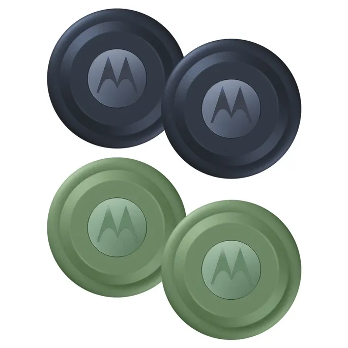 Motorola Moto Tag Midnight Blue / Jade Green 4er Pack