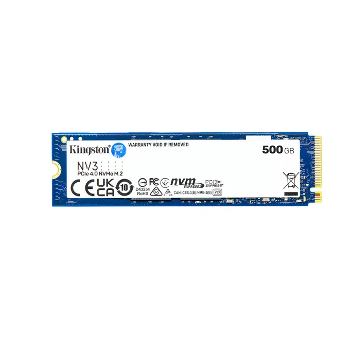 Kingston NV3 NVMe SSD 500 GB M.2 2280 PCIe 4.0