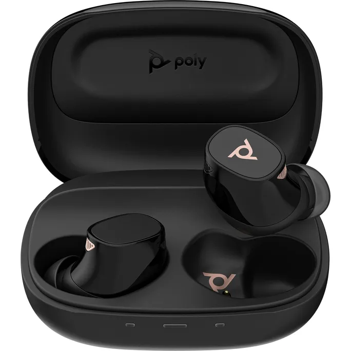 Poly Voyager Free 20 Earbuds schwarz inkl. Basic Ladeetui
