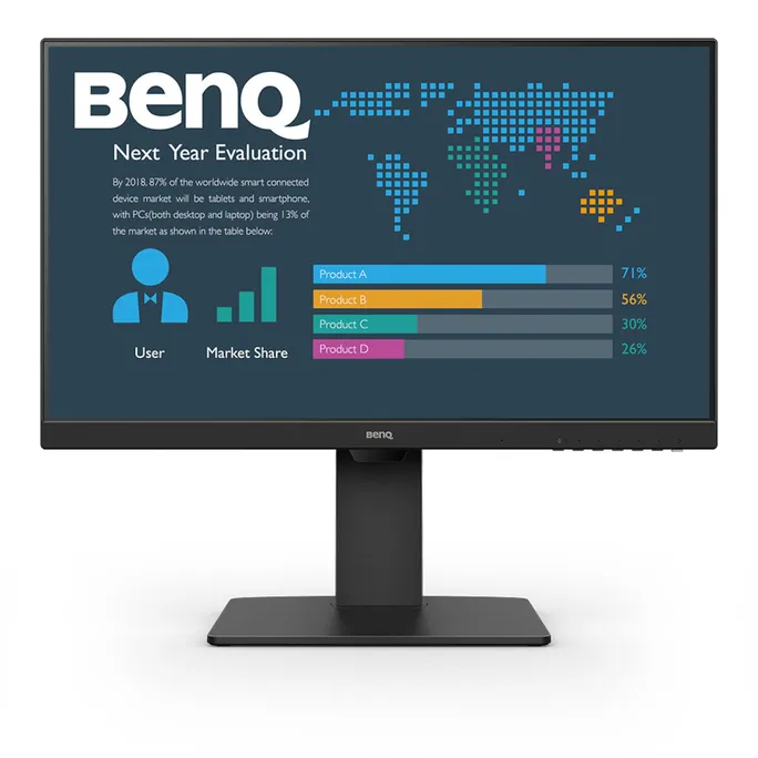 BenQ BL2486TC 23.8 Zoll Full HD IPS LED 16:9 100 Hz Monitor