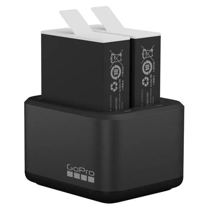 GoPro Dual Charger + 2x Enduro Battery (H10/H11/H12)
