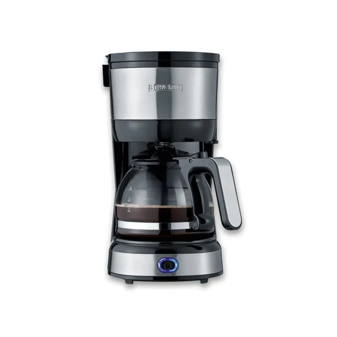 Severin KA 4808 Kompakt Filterkaffeemaschine Schwarz-Edelstahl