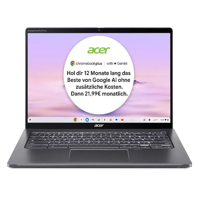 Acer Chromebook Spin 714 – Chromebook Plus 14" FHD+ Touch i3-1215U 8GB/256GB ChromeOS CP714-1WN-39VA