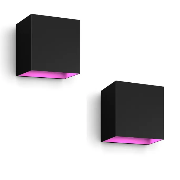Philips Hue White & Color Ambiance Resonate Wandleuchte Outdoor • einstrahlig 2er Pack