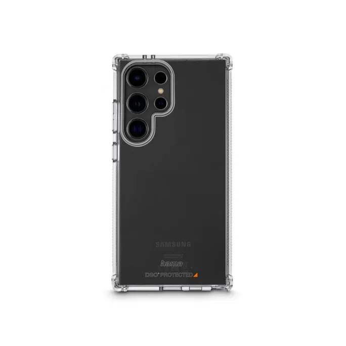 Hama 00136092 Handyhülle Extreme Protect für Samsung Galaxy S24 Ultra, durchsichtig