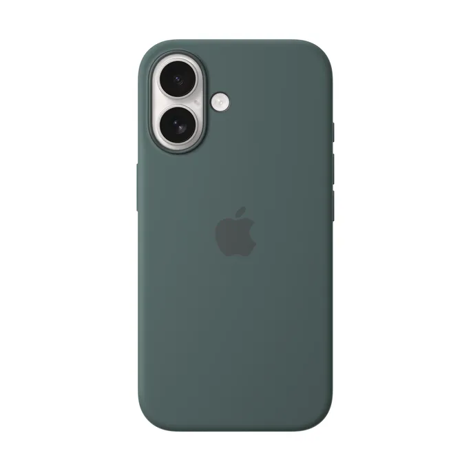Apple Original iPhone 16 Silikon Case mit MagSafe - Seegrün