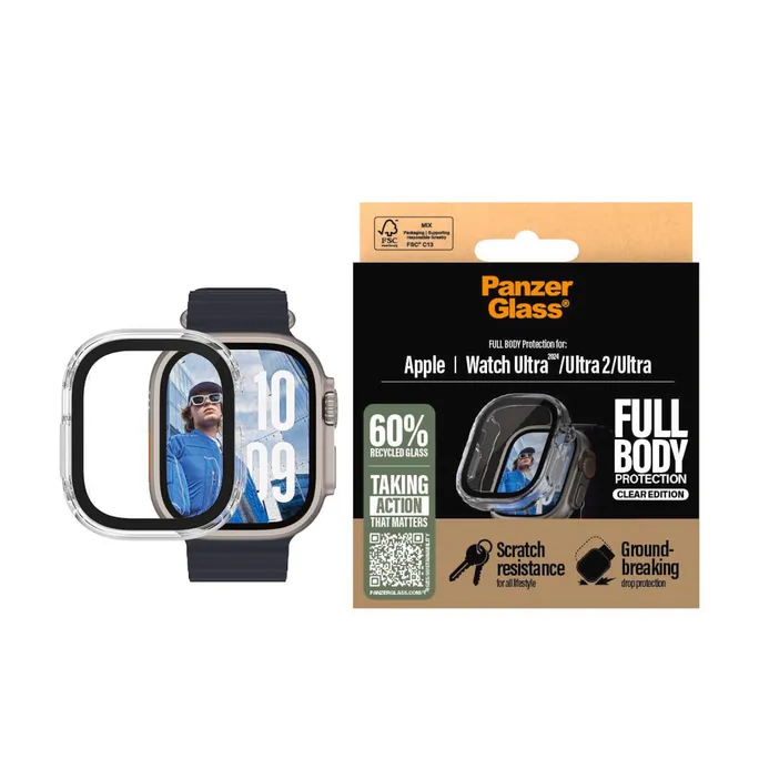 PanzerGlass Snappie Full Body Clear Apple Watch Ultra 2024