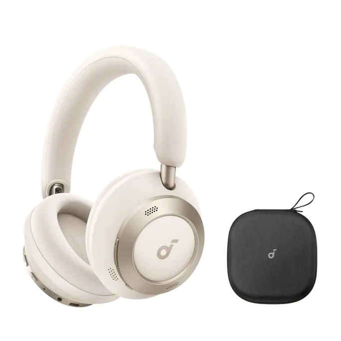 soundcore Space One Pro True-Wireless Over-Ear Bluetooth-Kopfhörer weiß