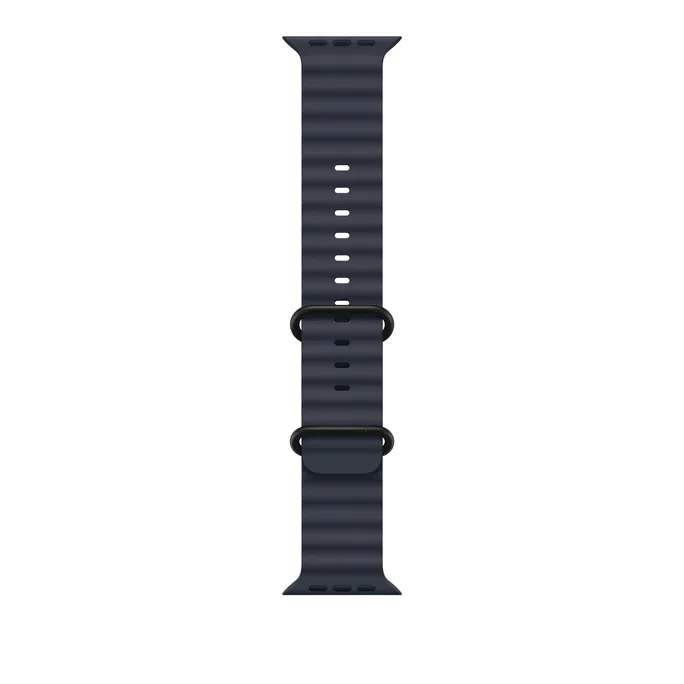 Apple Watch Ocean Armband für Watch Ultra 49mm Marine / Titan schwarz (One Size)