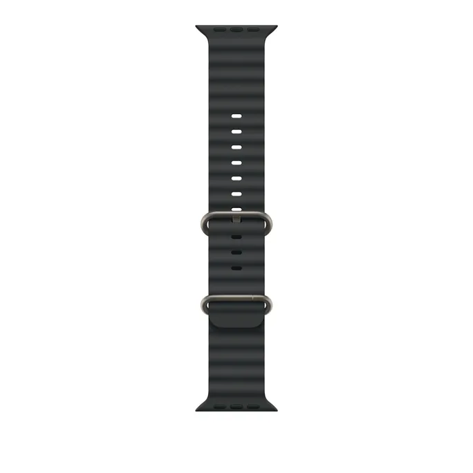 Apple Watch Ocean Armband für Watch Ultra 49mm Schwarz  / Titan Natur (One Size)