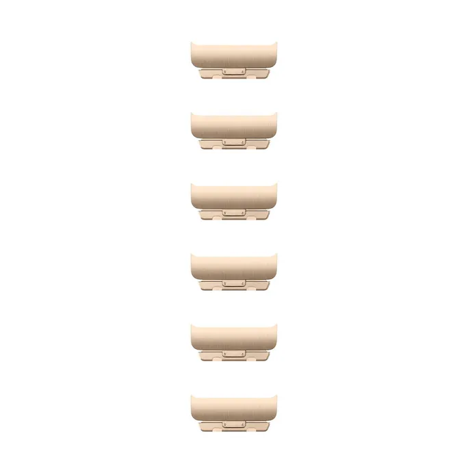 Apple Watch Zusatz-Edelstahlglieder für Watch 46mm Gold (One Size)