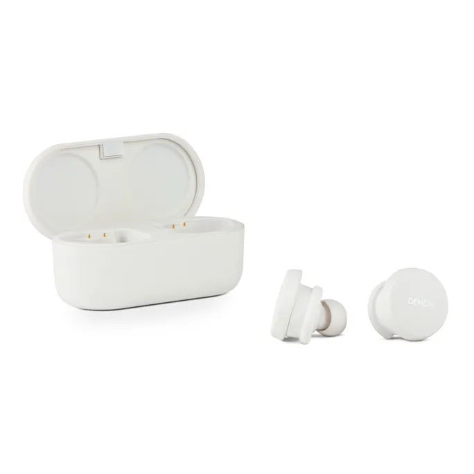Denon PerL AH-C10PLWTEM True Wireless In-Ear-Kopfhörer, weiß