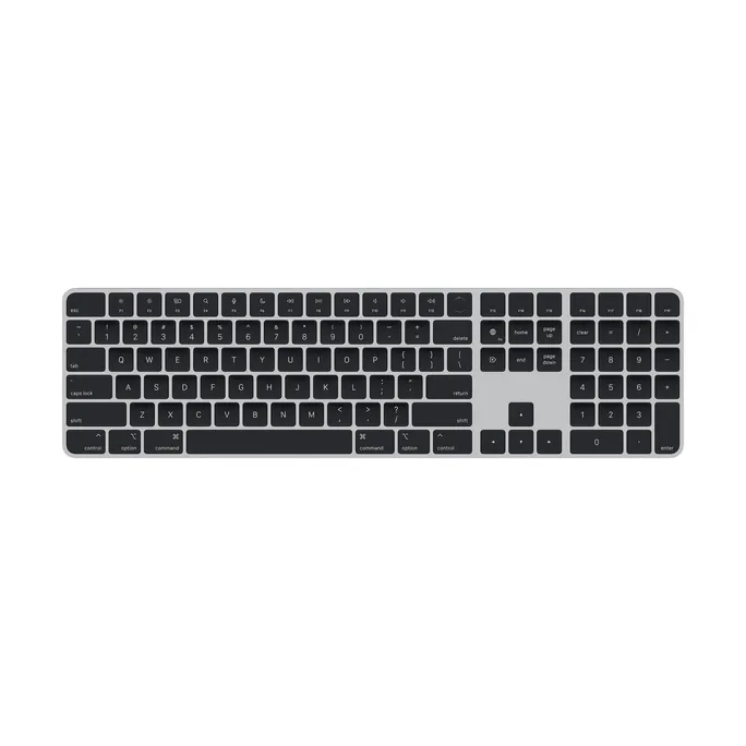 Apple Magic Keyboard mit Touch ID und Ziffernblock Schwarz MXK83D/ADEMO
