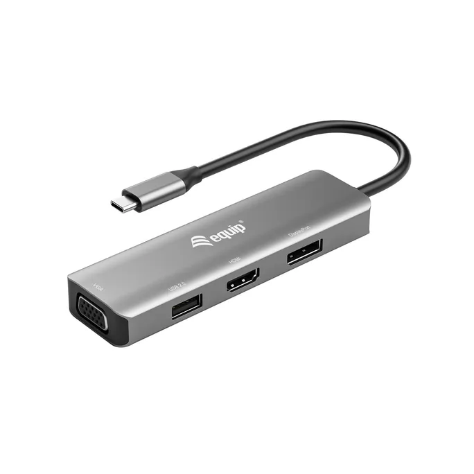 EQUIP 133485 USB-C auf HDMI/DisplayPort/VGA/USB-Adapter