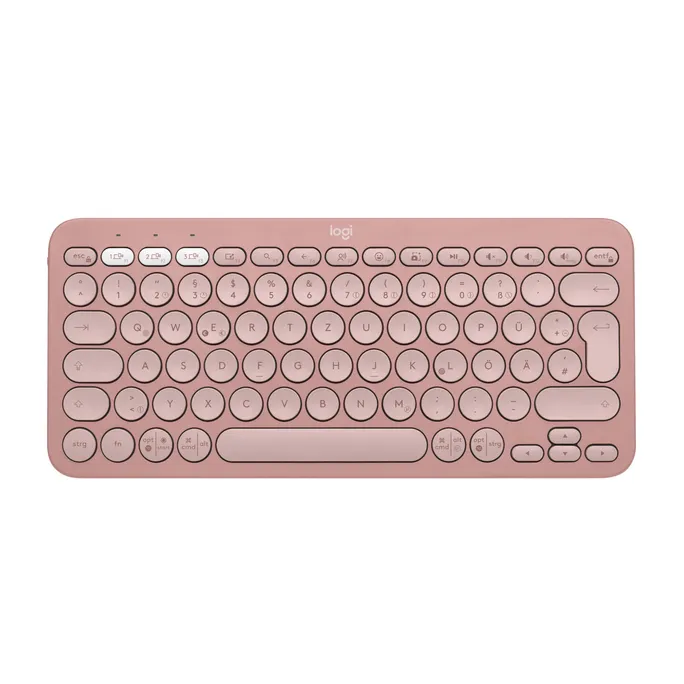 Logitech Pebble Keys 2 K380S Rosa - Minimalistische kabellose Tastatur