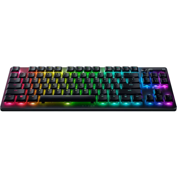 RAZER DeathStalker V2 Pro TKL, Schwarz, Linearer optischer Switch (Rot), SCHNELLFEUER-Trigger-Modus, Razer Snap-Tap (Anpassbare Eingabe-Priorität)