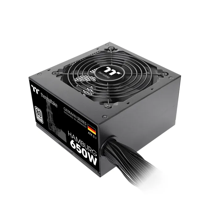 Thermaltake Hamburg 650W ATX3.1 Netzteil 80+ (120mm Lüfter)