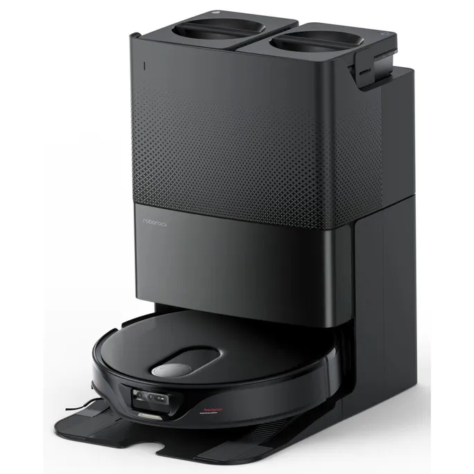 Roborock Qrevo Slim Saug-/Wischroboter mit Selbstreinigungsstation schwarz