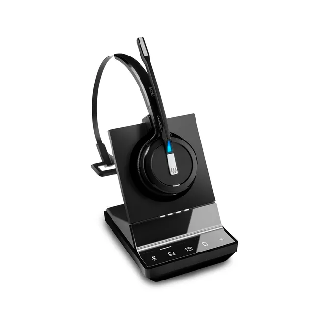 EPOS IMPACT SDW 5016T Mono-DECT-Headset - MS-Teams-Version, Bluetooth (BTD 800 Adapter), EPOS ActiveGard®, Triple-Konnektivität, Noice Cancelling, Multi-Connect, inkl. Basisstation