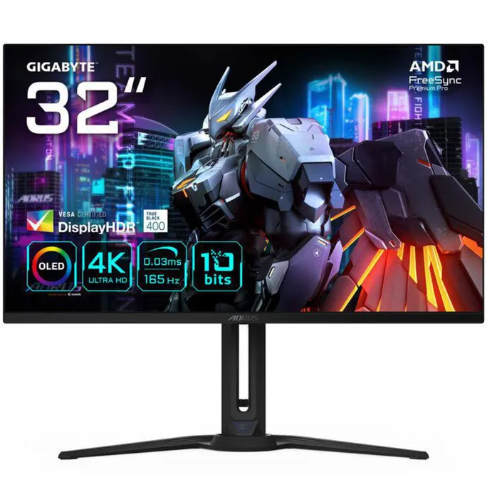 GIGABYTE AORUS FO32U 31.5 Zoll 4K (UHD) OLED 16:9 165 Hz Gaming Monitor