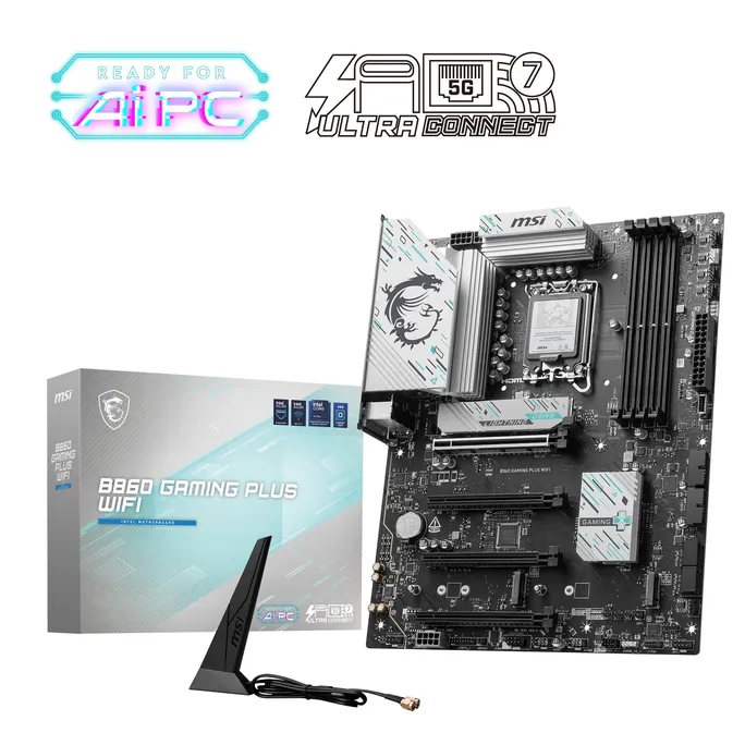 MSI B860 GAMING PLUS WIFI ATX Mainboard - Sockel 1851
