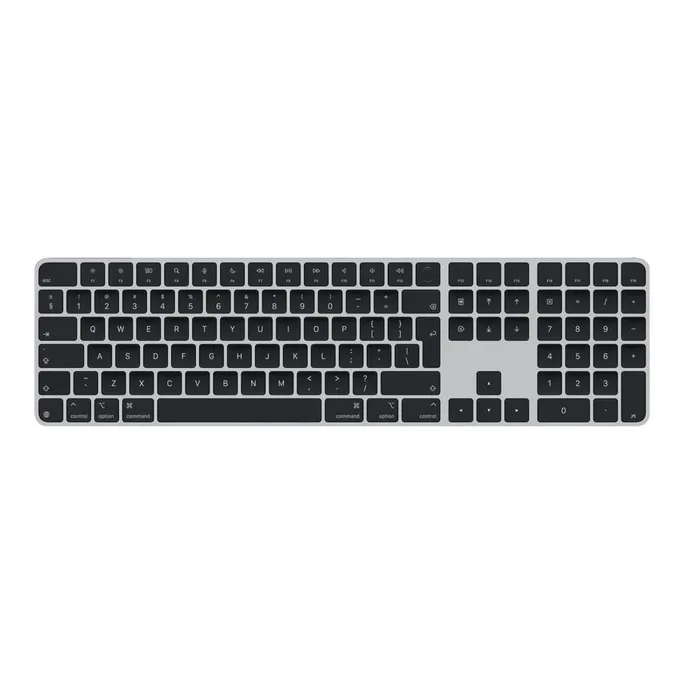 Apple Magic Keyboard mit Touch ID und Ziffernblock Schwarz MXK83Z/A engl. International Layout