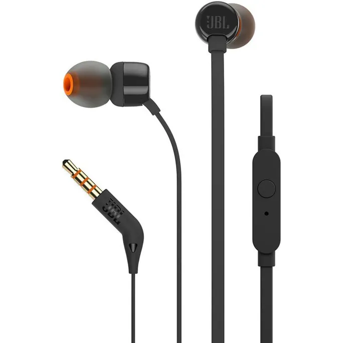 JBL Tune 160 schwarz - In Ear-Kopfhörer mit Mikrofon 3,5mm Klinkenstecker