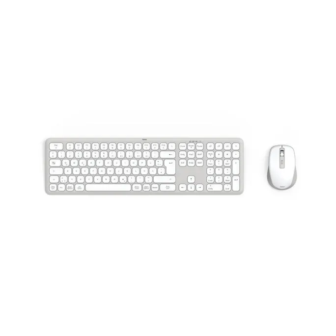 Hama 00173066 Multi-Device-Tastatur-Maus-Set "WKM-550", kabellos, Funk/BT, ws, QWERTZ DE