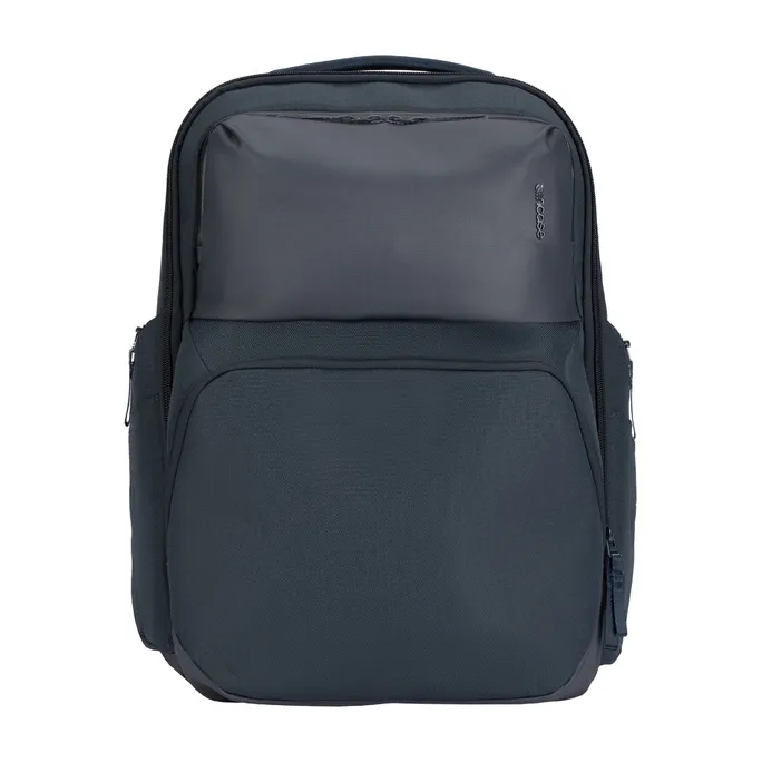 Incase A.R.C. Commuter Pack With ReSpun Navy (Blau), 26L, 14-16" Macbook Pro, iPad 8,3-13", RFID-Fach, Fach für Wasserflaschen, 100% Recycled Polyester