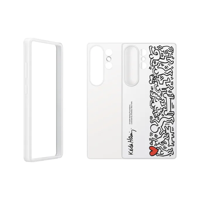 Samsung Flipsuit Case für Galaxy S25 Ultra weiß