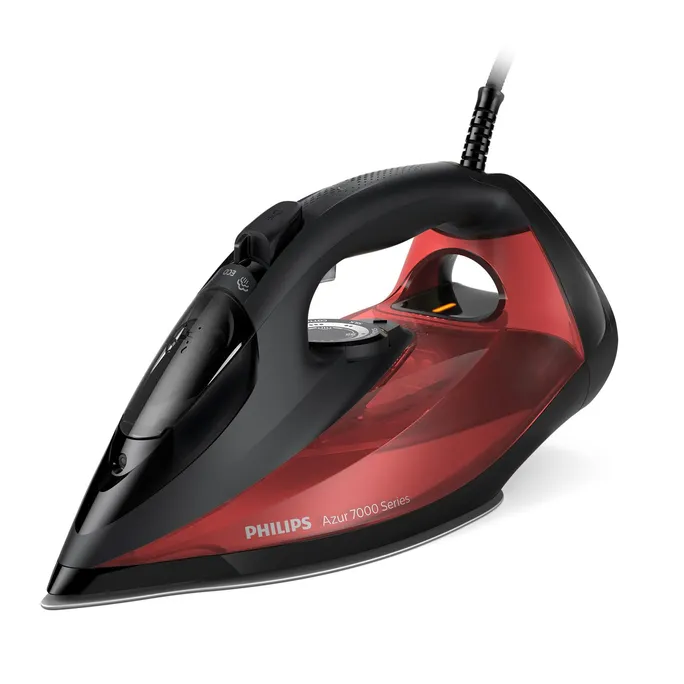 Philips DST7022/40 Dampfbügeleisen antihaftbeschichtet 2.800 W schwarz/rot