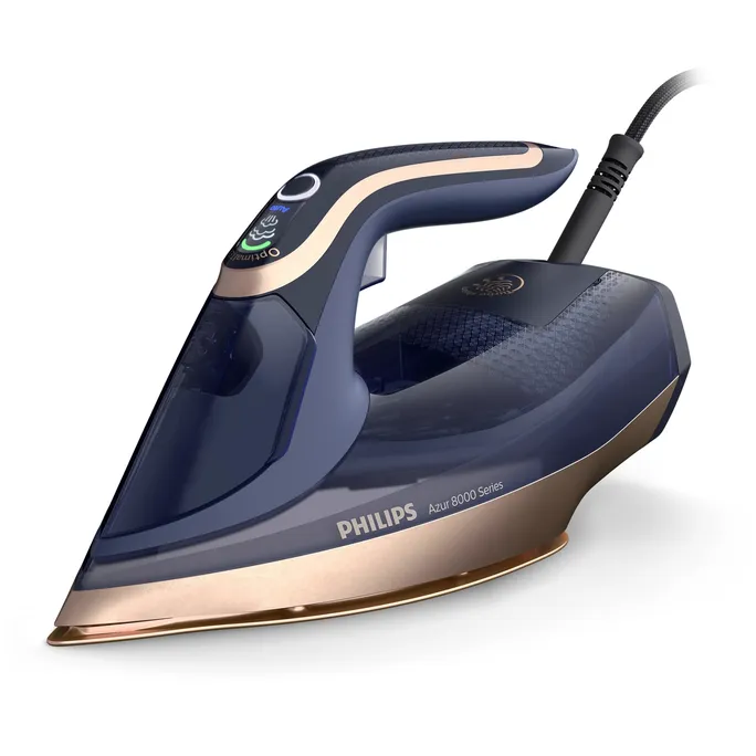 Philips DST8050/20 Dampfbügeleisen antihaftbeschichtet 3.000 W kupfer/dunkelblau